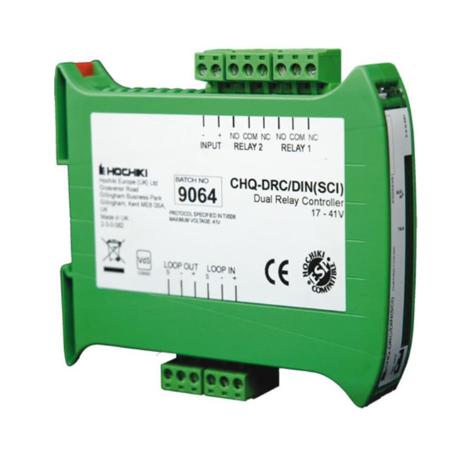 Dual Relay Controller – DIN Enclosure with SCI -...