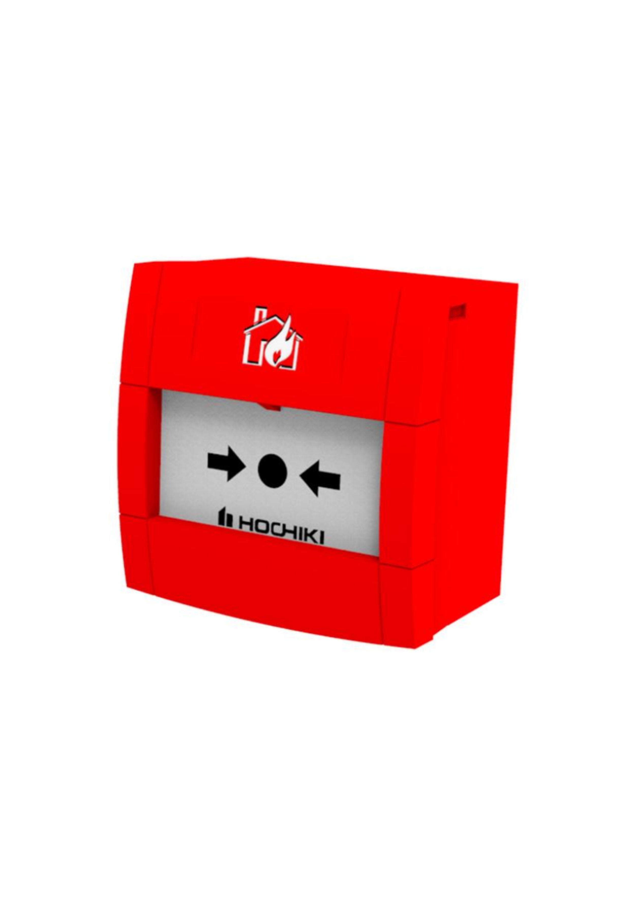 Conventional Call Point with LED and red back box ...