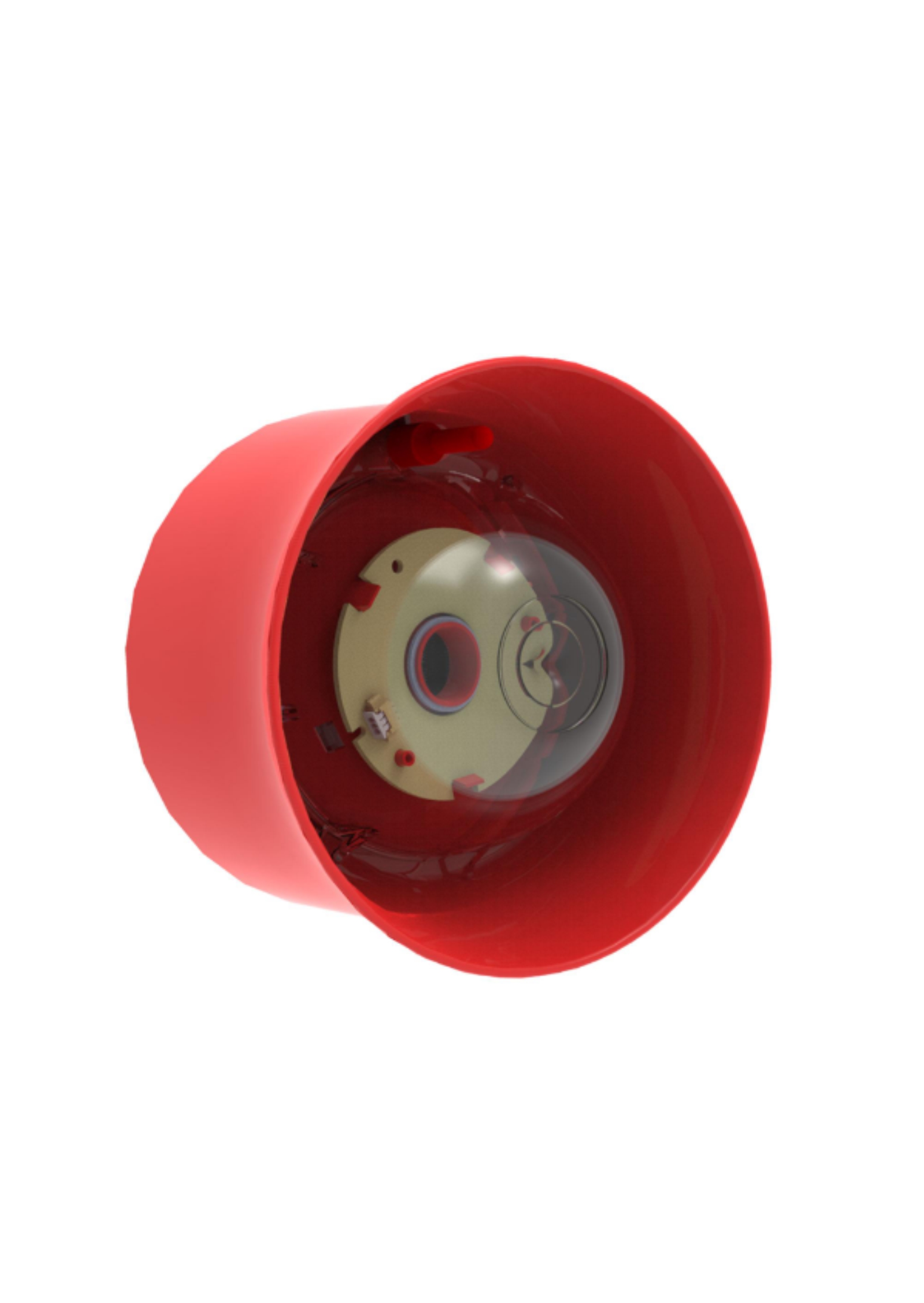 Wall Sounder Beacon - Red case, red LEDs 1460160-0...
